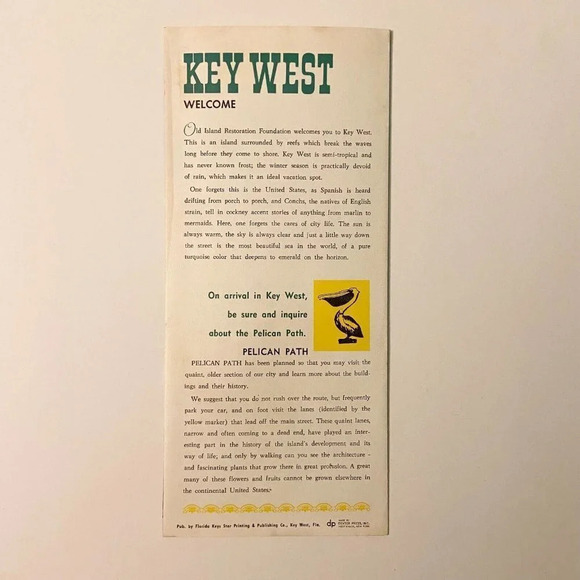 Vintage Old World of  Key West Spanish Lace House Brochure Pamphlet Souvenir - Picture 6 of 7